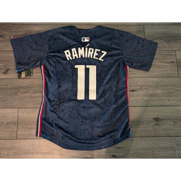 Other - Jose Ramirez #11 Cleveland Guardians Navy 2024 City Connect Jersey Small